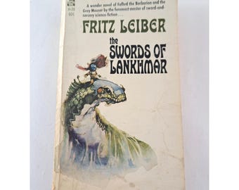 Vintage The Swords of Lankhmar by Fritz Lieber Ace1st Printing 1968 Sci Fi
