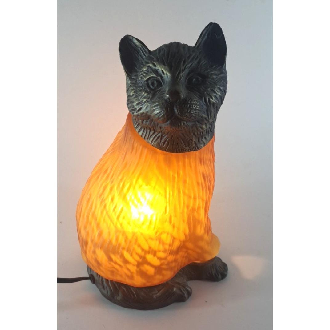 Tin Chi Cat Lamp - Etsy