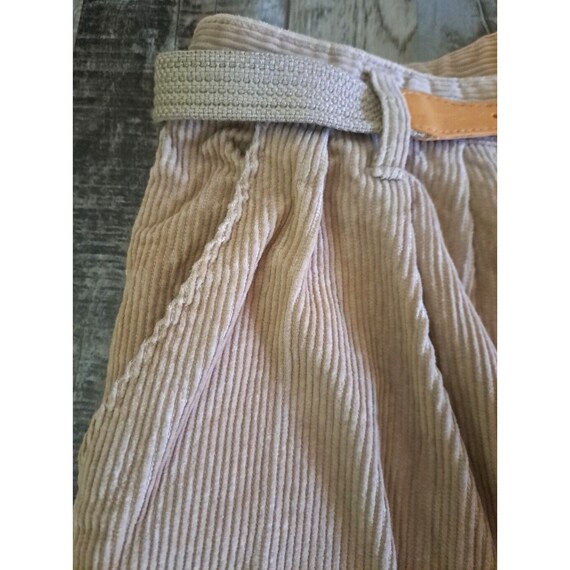 Vintage Hunters Glen Womens Corduroy Skirt W Belt… - image 3