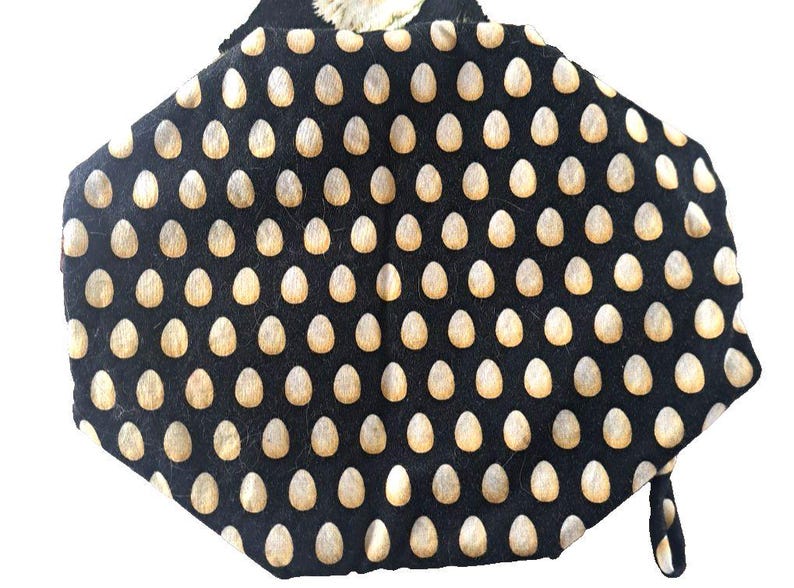 Vera Bradley Chanticleer Liner Cloth Strip Chicken Egg 1998 Basket Bag image 8