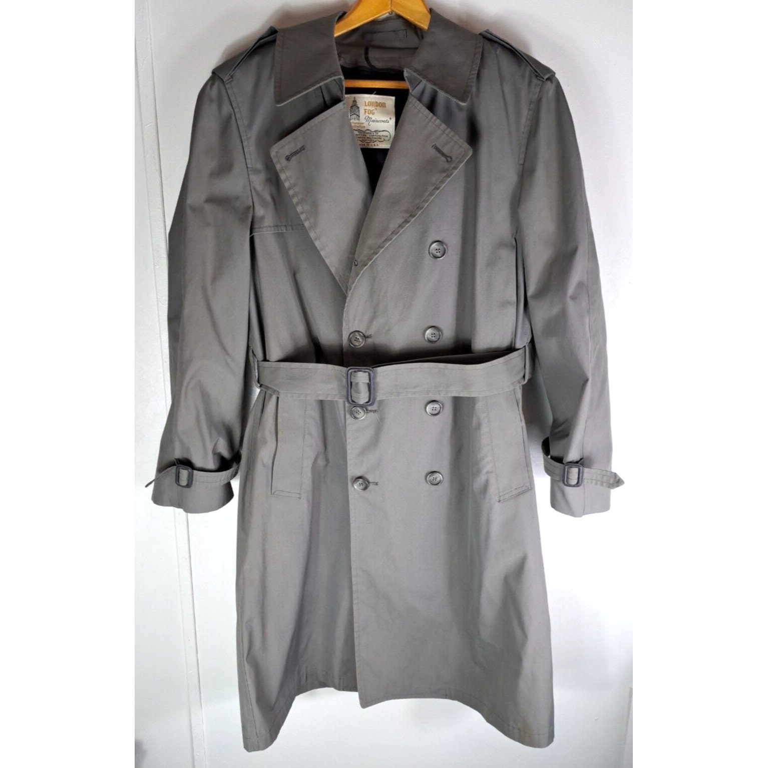 London fog cheap grey coat