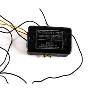 Vintage American Train Track Control Knopf für die Reparatur von Teilen nicht getestet
