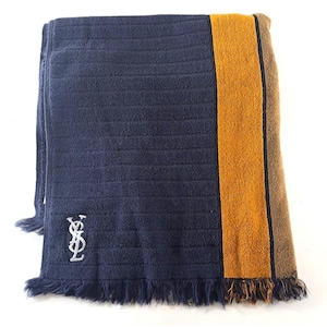 【SAINT LAURENT】cassandre striped towel ビーチタオル SAINT LAURENT TOWEL | Saint Laurent | YSL IT