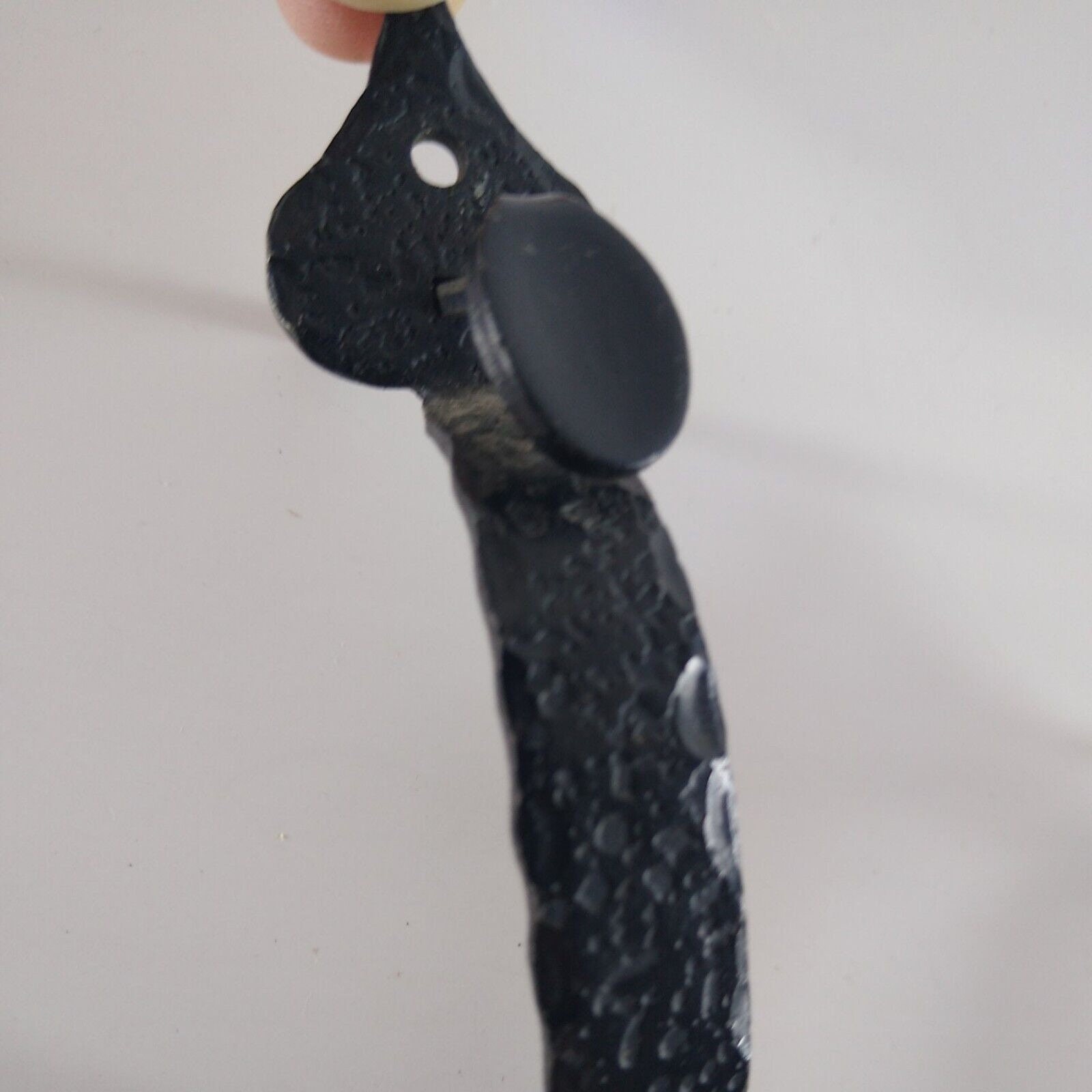 VTG Black Metal Hinges Handle 16 Pc Lot Pebbled Gothic Etsy