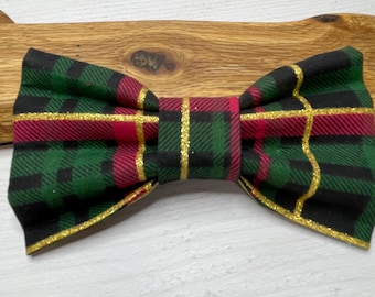 Bow Plaid Bow Tie for Coller