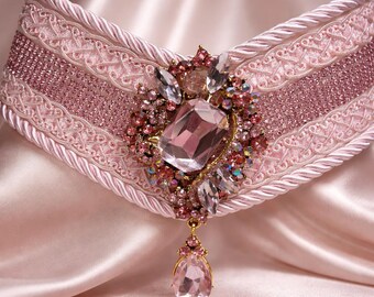 Collar Pink Princess Dog Collar