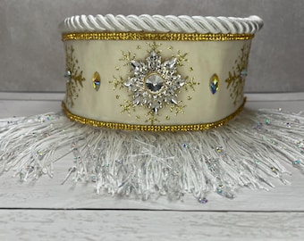 Collar Snowflake Designer Dog Collar