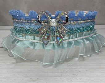 Collar Blue Diamond Designer Dog Collar