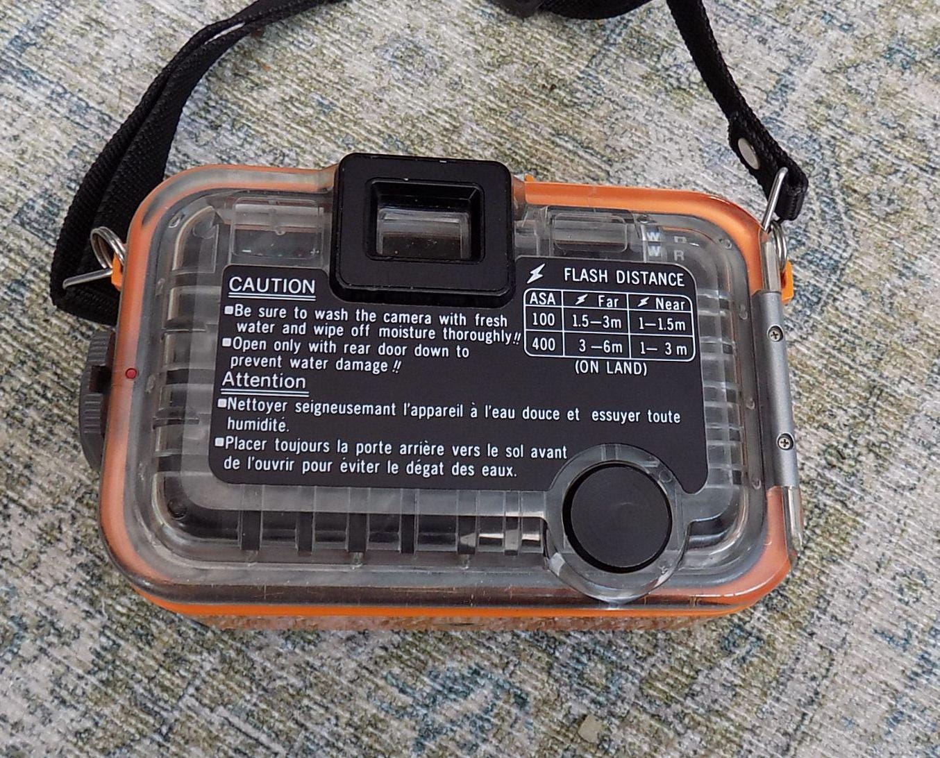 Hanimex Amphibian 35mm Underwater Camera 35mm F/1:2.8 Lens Vintage