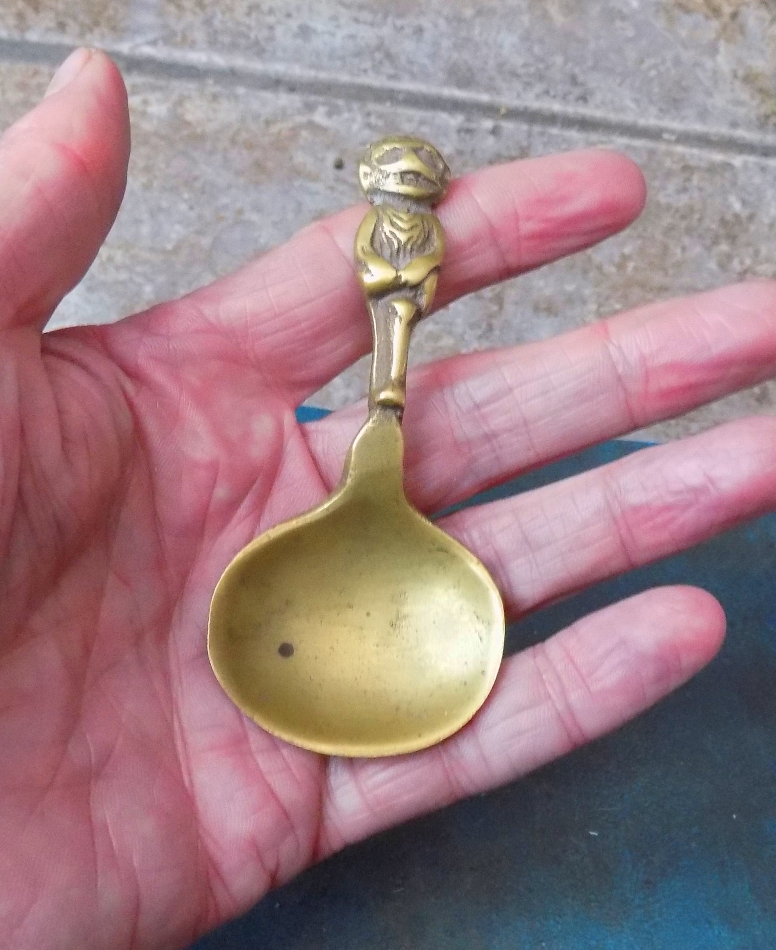 LINCOLN IMP Brass Tea Caddy Spoon Vintage Made in England vgc Etsy