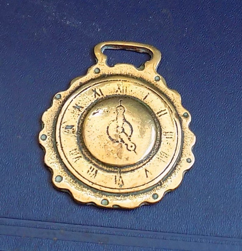 Rare Vintage HORSE BRASS Clock Face Design Made in England - Etsy