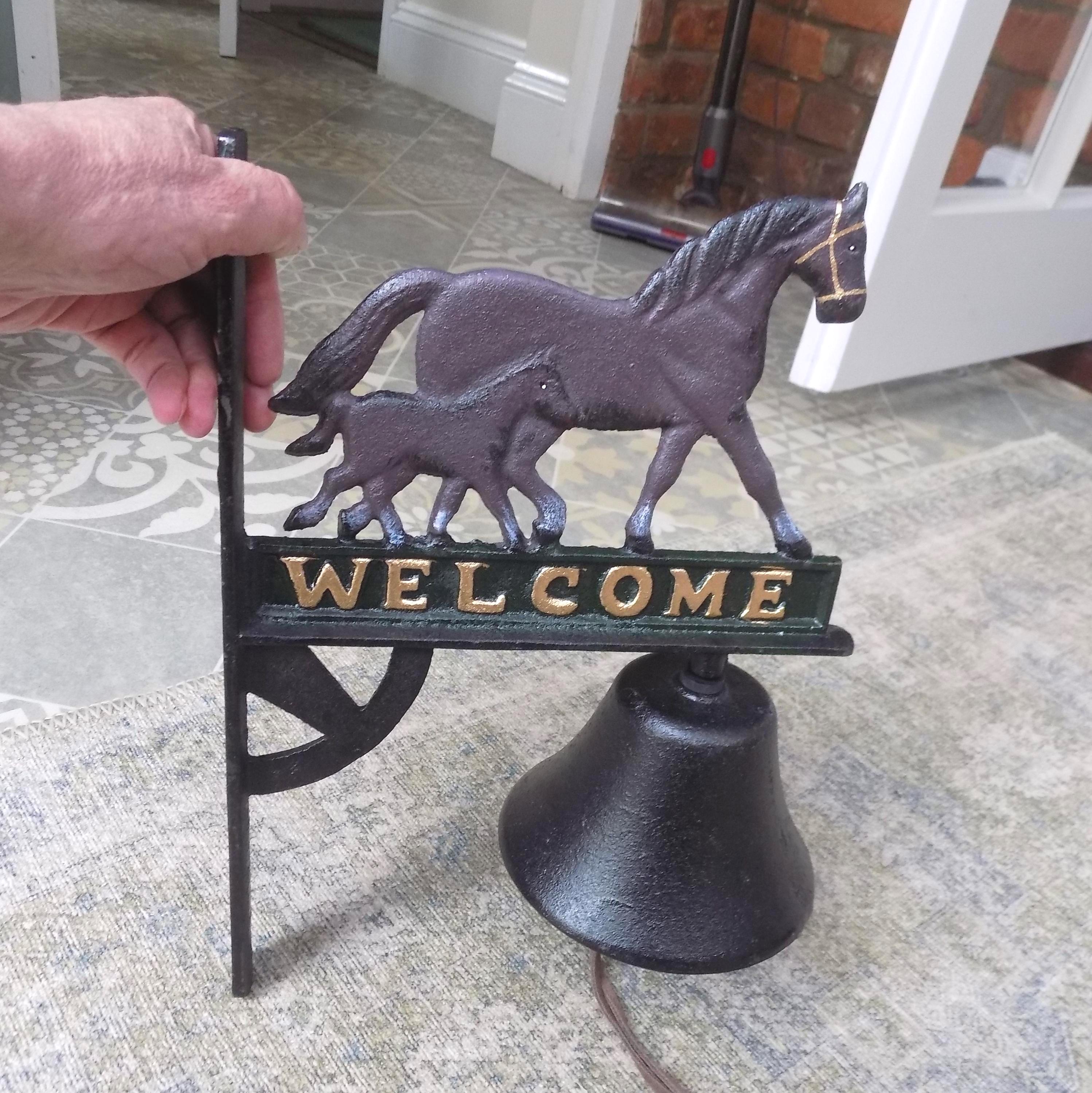 Cast Iron Horse Bell - Etsy
