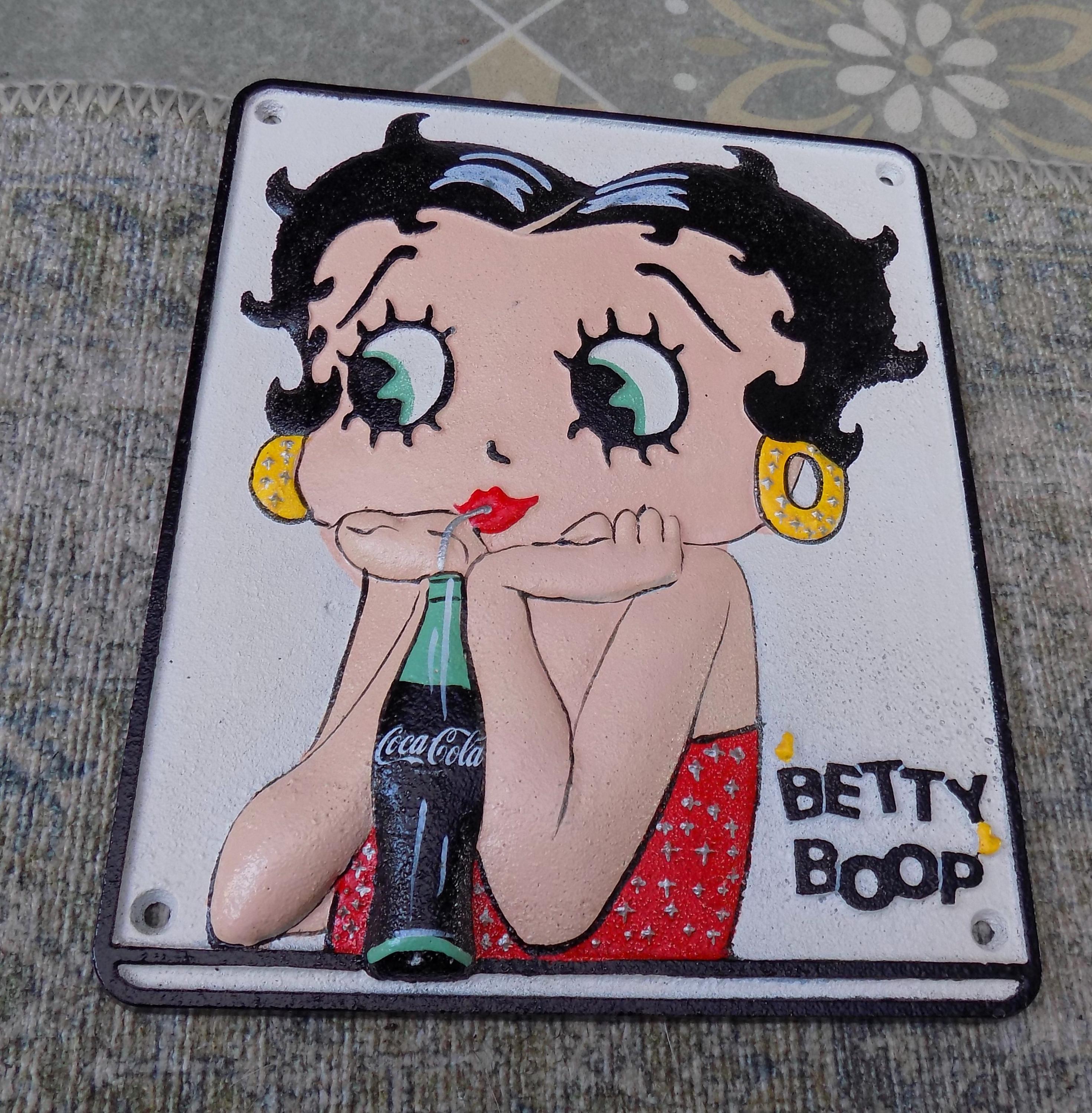 Coca-Cola Betty Boop クッキージャー Betty Boop & Pudgy - Coca-Cola