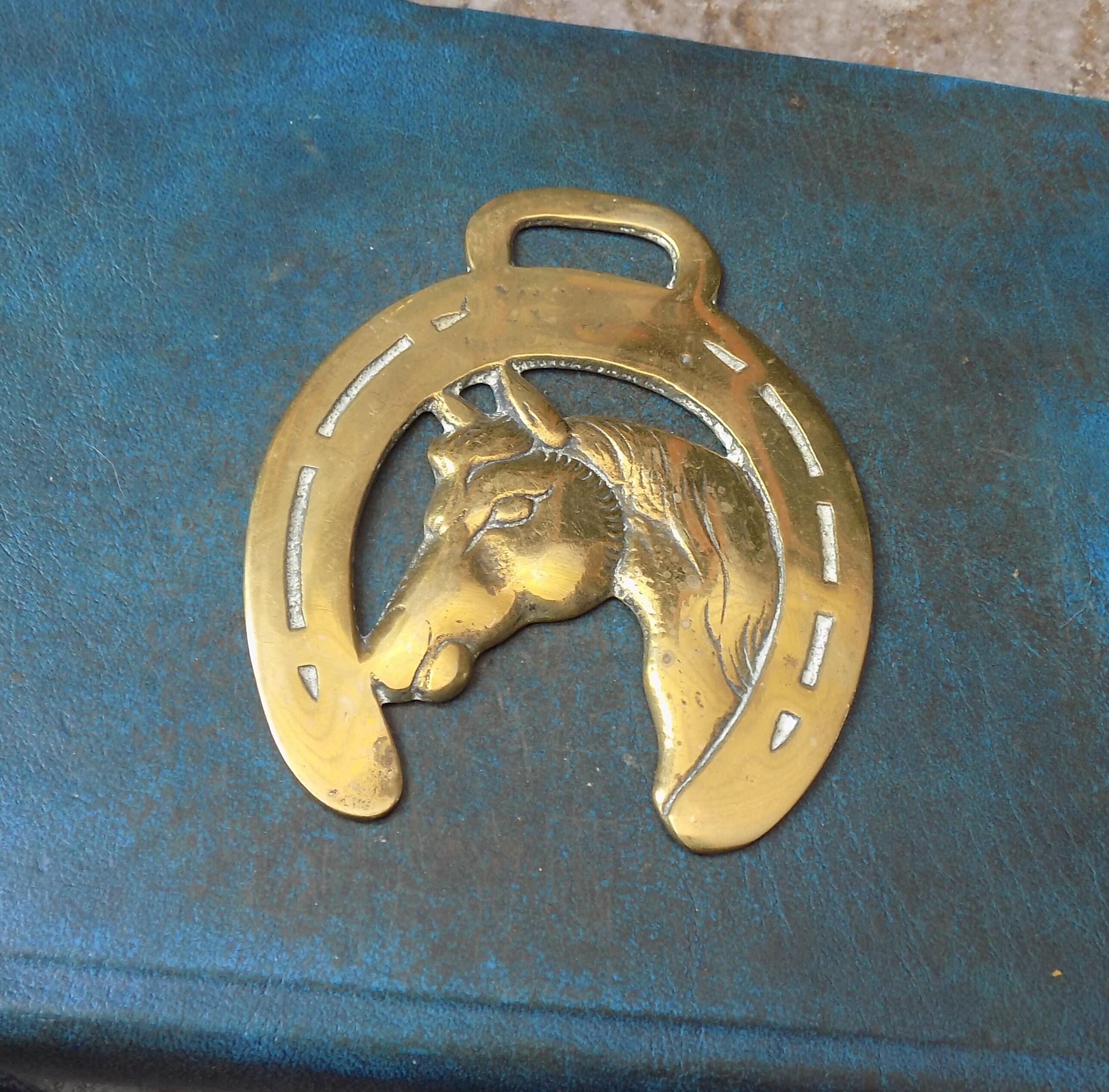 Cast brass Genuine Antique HORSE BRASS Horses Head Design Made Etsy