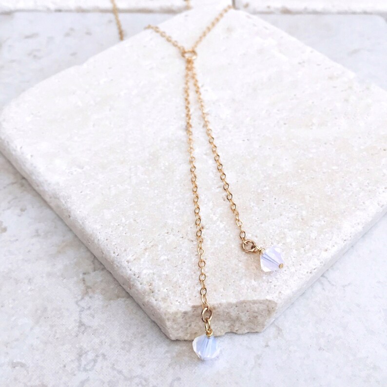 swarovski lariat necklace