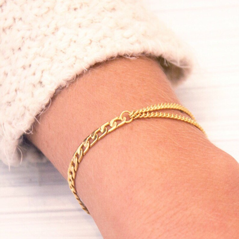 Delicate gold bracelet unique jewelry elegant bracelet gift Etsy