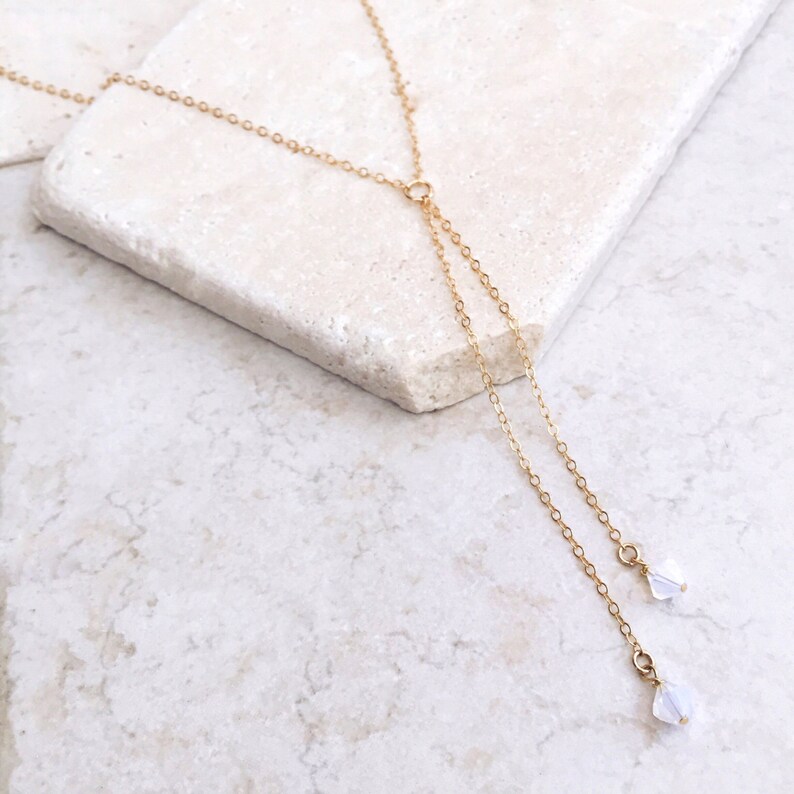swarovski lariat necklace