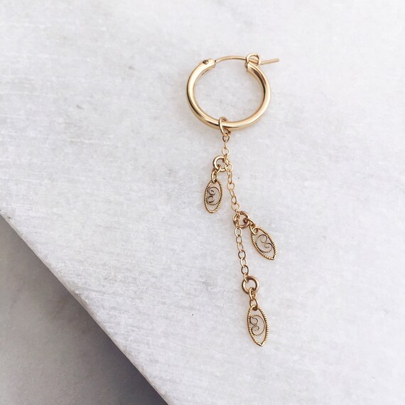 Gold earrings dainty Clearance