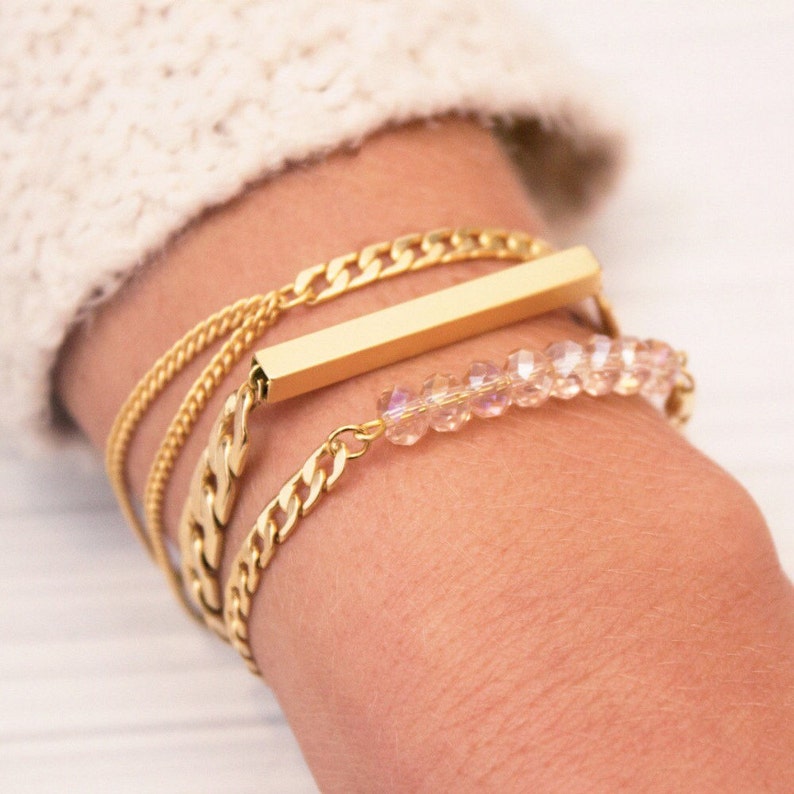Delicate gold bracelet unique jewelry elegant bracelet gift Etsy