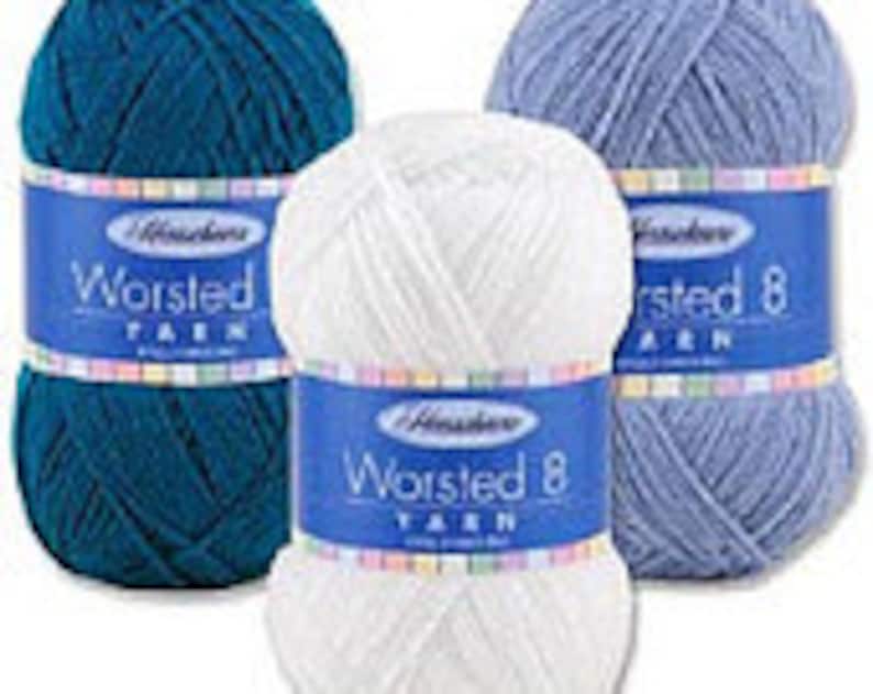 Yarn Herrschners Worsted 8 Goldenrod, Seaspray, or Antique Rose Etsy