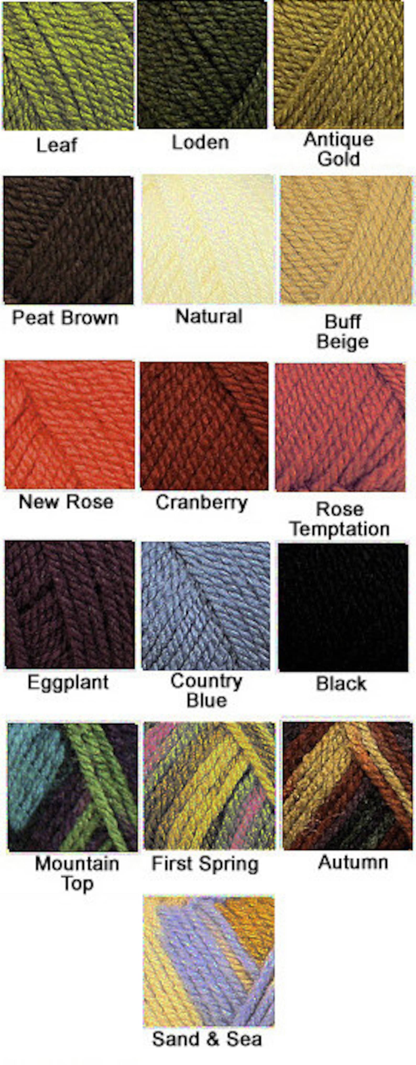 Yarn Patons Decor Assorted Colors Etsy