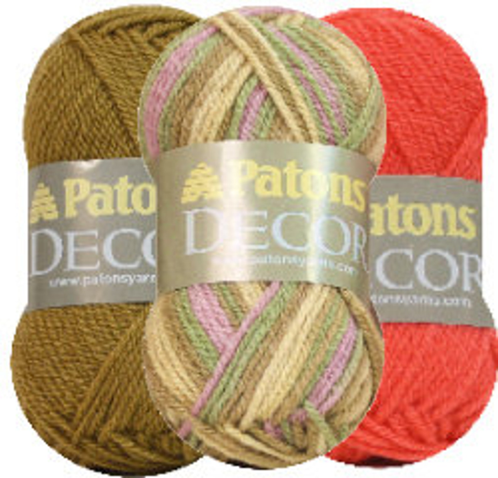 25 PERCENT OFF SALE Yarn Patons Decor Assorted Colors Etsy