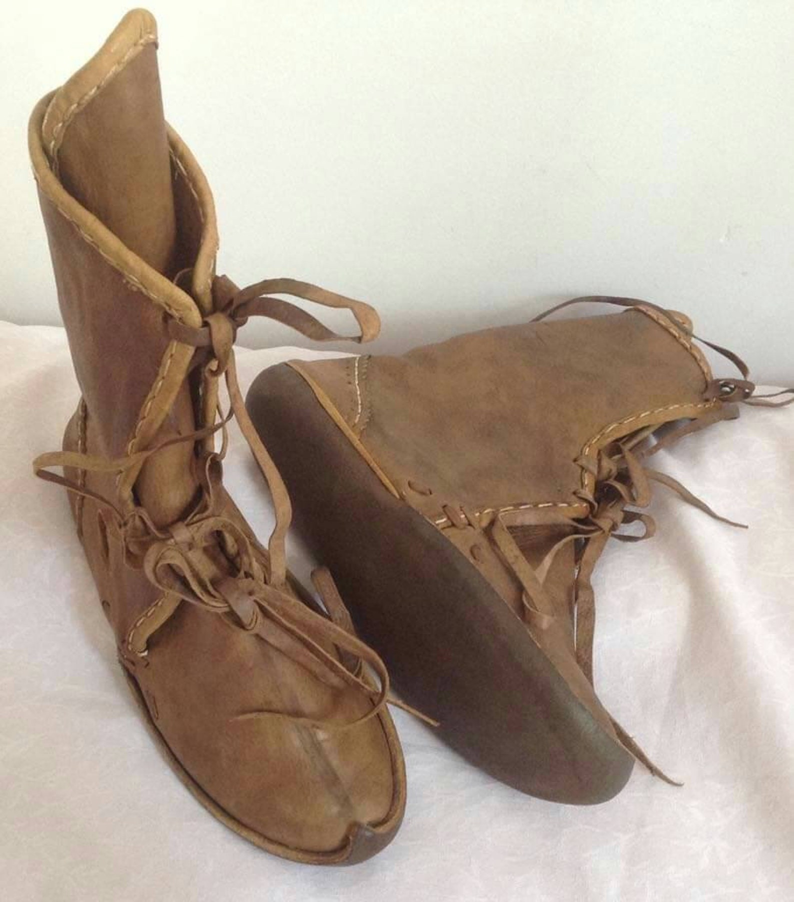 Handmade Medieval Historical Ottoman Turkısh Leather BootFree Etsy