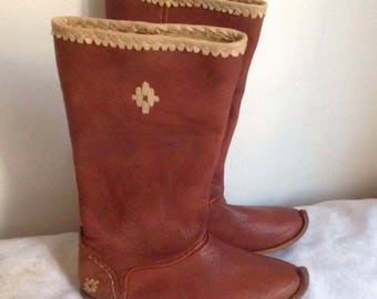 Medieval Period Ottamon-Turkish Handmade Leather Boots,Unisex Adult Shoes-Boots-Sandal,Mid Century Boots, Handmade Leather Boot