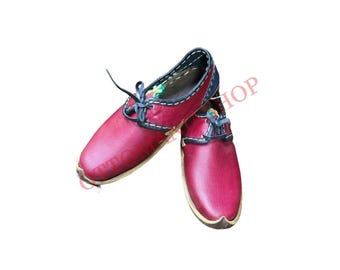 Medieval Period Shoes, Flat Sandal,Ottamon-Turkish Yemeni,   Handmade Flat Leather Unisex Adult  Sandals,Leather Leather Shoe,Loafers,Sandal
