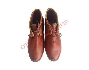 Mittelalterlicher historischer türkischer Lederstiefel, historische Schuhe, handgefertigte Lederschuhe für Erwachsene, mittelalterliche Schuhe, kostenloser Versand Lederschuhe