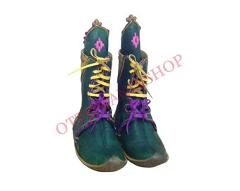 Handmade Leather Medieval Boots, Ottoman Turkish Style