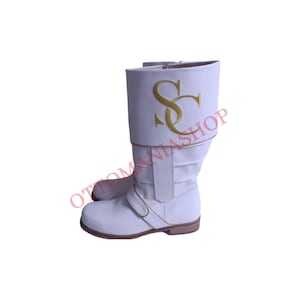Handmade Santa Claus Boot,Leather Boots,Santa Suit,Chrismas Costume,Santa Boots, Leather Handmade Boots,Leather Santa Costumes,Tall Boots