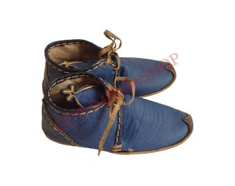 Handmade Turkish Leather Shoes, Historical Style