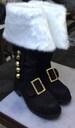 Handmade Santa Claus Boot,Nubuck Leather Boots,Santa Suit,Chrismas Costume,Santa Boots, Leather Handmade Boots,Leather Custom Made Boot,Boot 