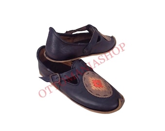 Handmade Leather Medieval Sandals, Turkish Yemeni Style, Historical Shoes