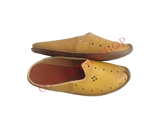 Medieval  Historical Handmade Custom Made Turkısh Unisex Leather Shoes,Handmade Leather Sandal,Earthing Leather Sandal Shoe
