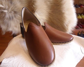 Medieval Period Ottamon-Turkish Custom Made Handmade Leather Unisex Adult Shoes Sandals