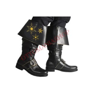 Handmade Santa Claus Boot,Nubuck Leather Boots,Santa Suit,Chrismas Costume,Santa Boots, Leather Handmade Boots,Leather Custom Made Boot,Boot