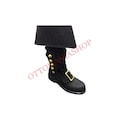 Handmade Santa Claus Boot,Nubuck Leather Boots,Santa Suit,Chrismas Costume,Santa Boot, Leather Handmade Boots,Leather Custom Made Boot,Boot