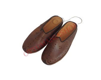 Medieval Historical Ottoman Turkish Yemeni Shoe,Handmade  Leather Sandal Historical Clothing,Medieval Shoes