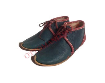 Handmade Boots,Medieval Period Historical Ottoman  Turkısh Leather Boot, Medieval Boot, Leather Boot,Historical Shoes,Goblin