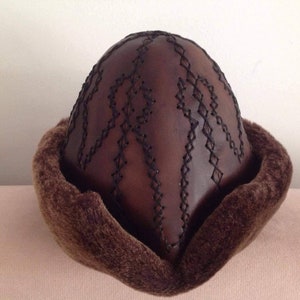 Hat,Medieval Hat,Resurrection Leather Hat,Handmade Hat,Turkish hat,Resurrection hat,KAYİ Hat,Handmade Hat,Unisex Leather Hat,