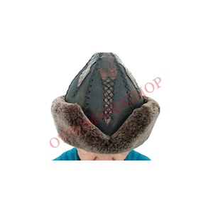 Handmade Hats,Resurrection Medieval Hat,Turkish Handmade Hat  FUR,Unisex Hats,Mid Century Hats,Anatolian HAT,Winter hats,Hats