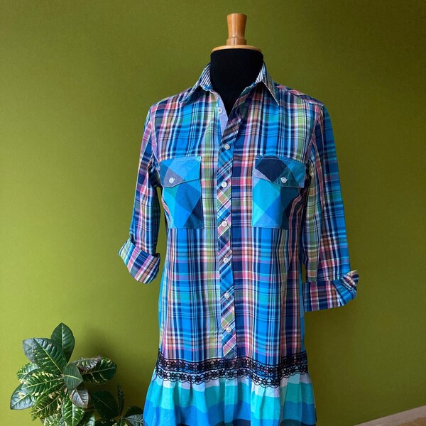 Upcycled Mens Shirt Etsy