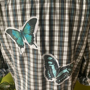Tunic Free People Funky, Patchwork Style, Eco-friendly, Fun Butterflies Tunic Oversized,l-1x - Etsy