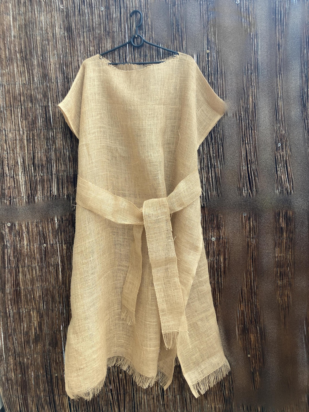 Handmade Sackcloth Prayer Robe – Spiritual Fasting Garment, Biblical ...