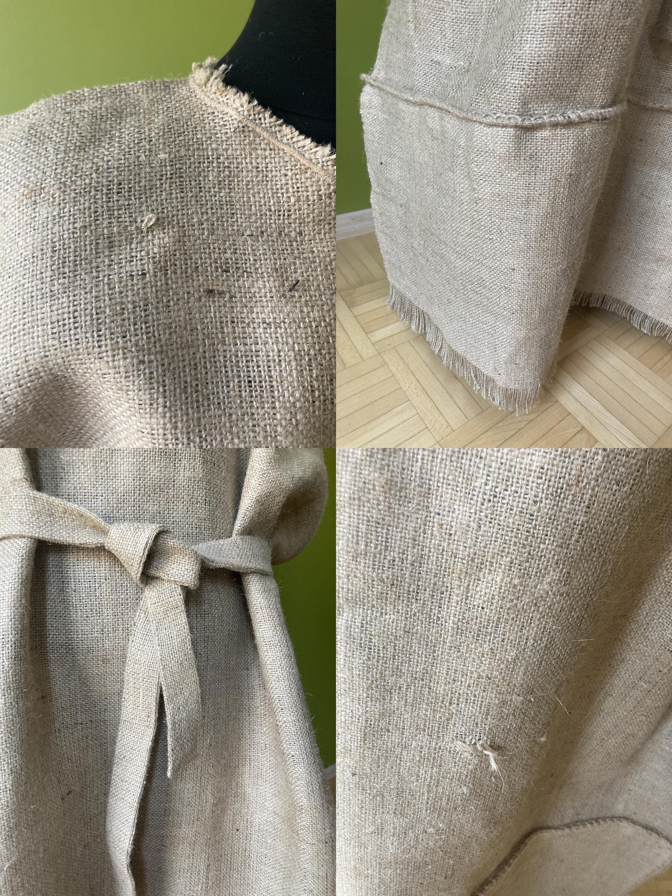 Repurpose Robe Heavy Sackcloth Prayer Robe – Repurposed From Old Burlap Sacks ...