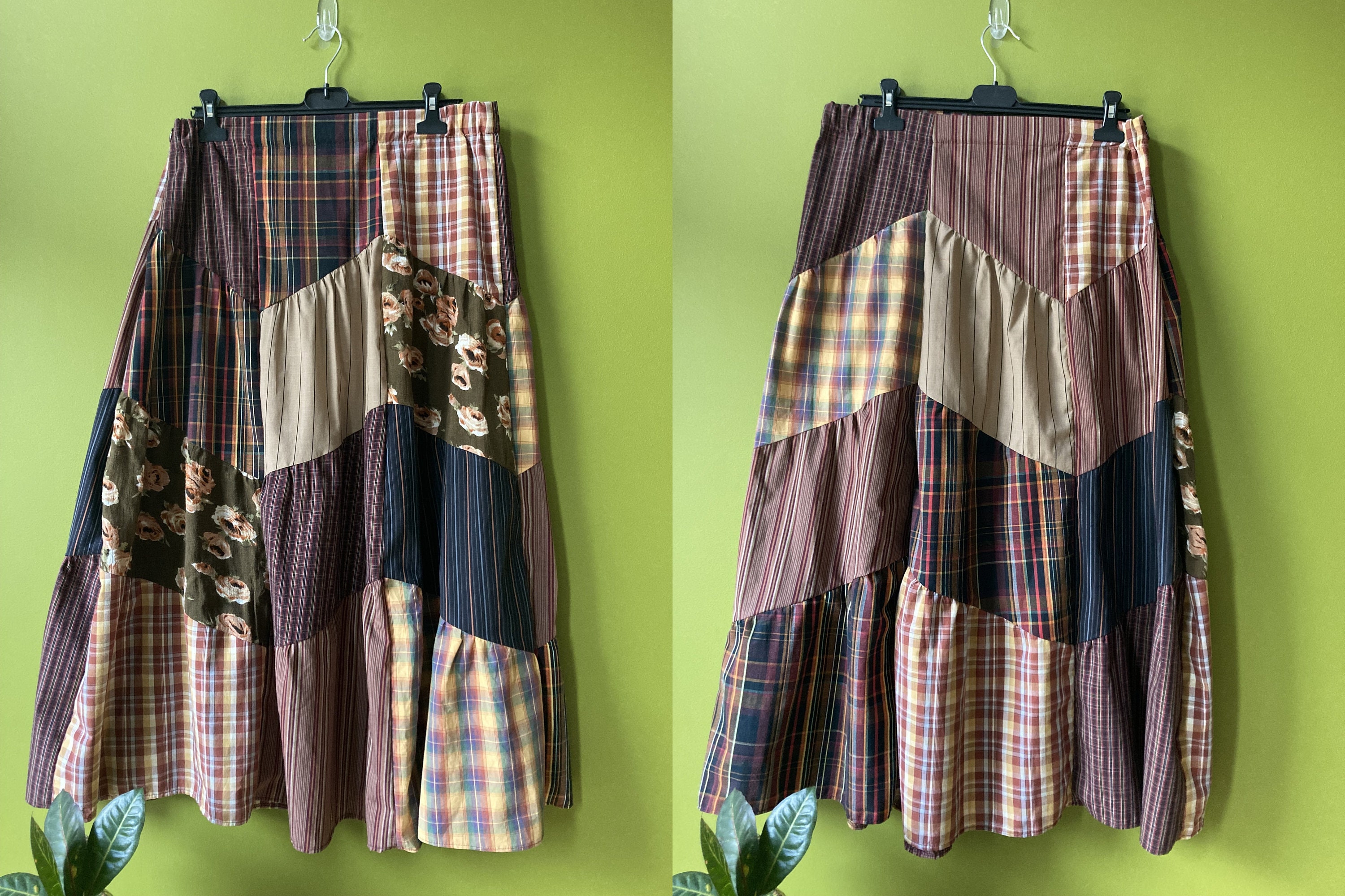 Handwoven Skirt In Brown main image 1