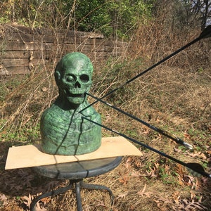 Archery Zombie Head Target foam shooting , firearm, tactical , ballistics, sword,  prop Haunt Horror Halloween