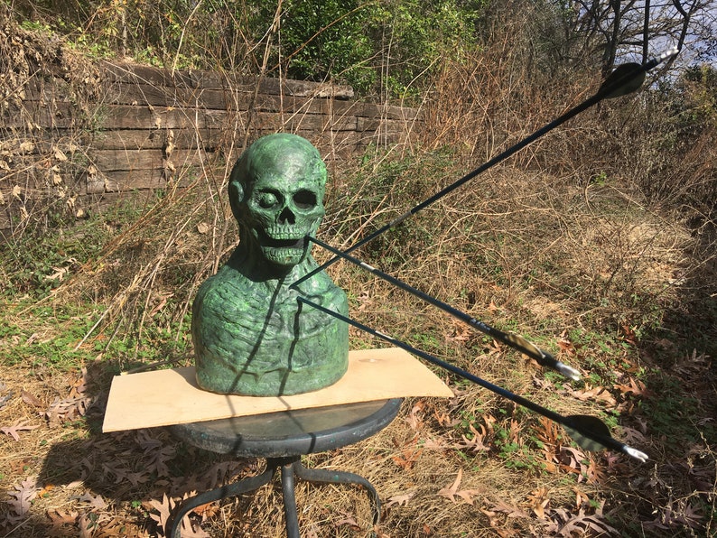 Archery Zombie Head Target foam shooting , firearm, tactical , ballistics, sword, prop Haunt Horror Halloween image 1